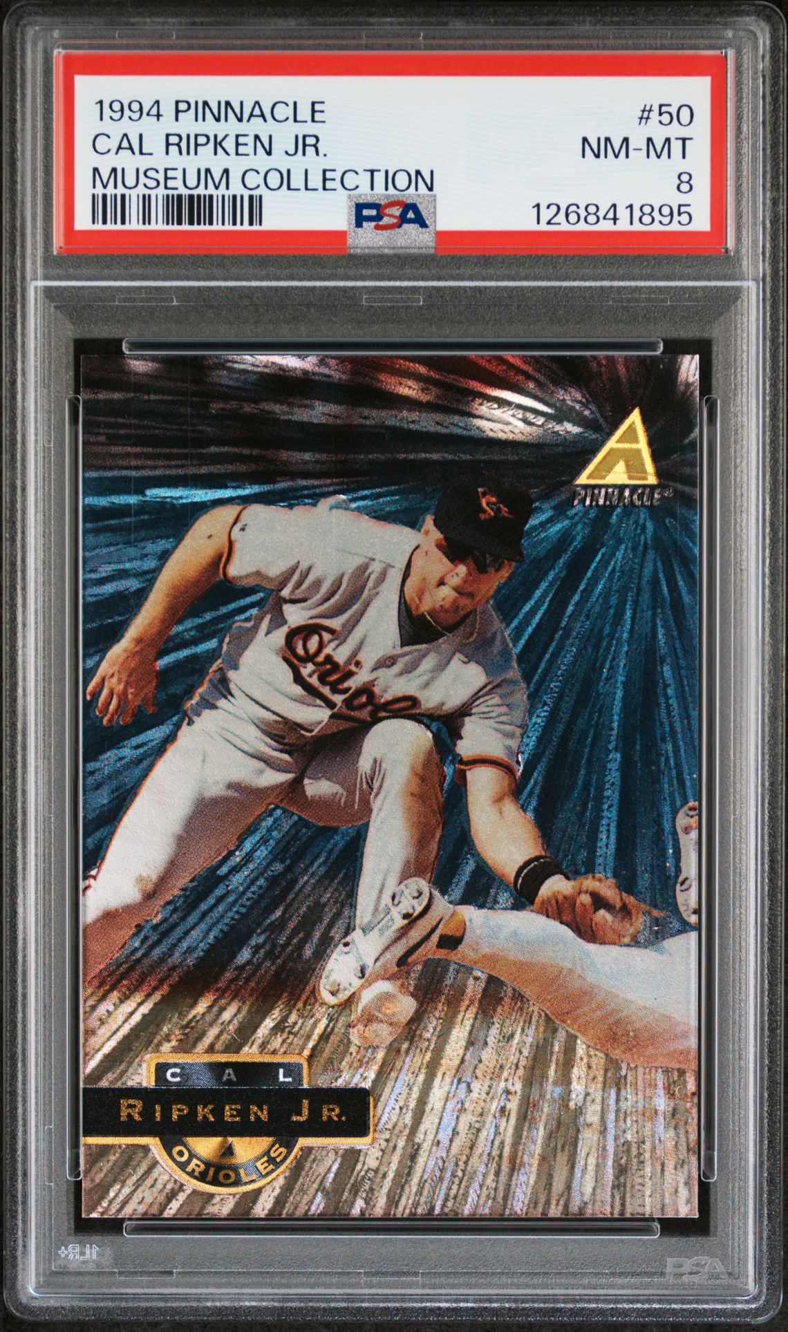 1994 Pinnacle Cal Ripken Jr. #50 (Museum Collection) Nm-Mt 8 front