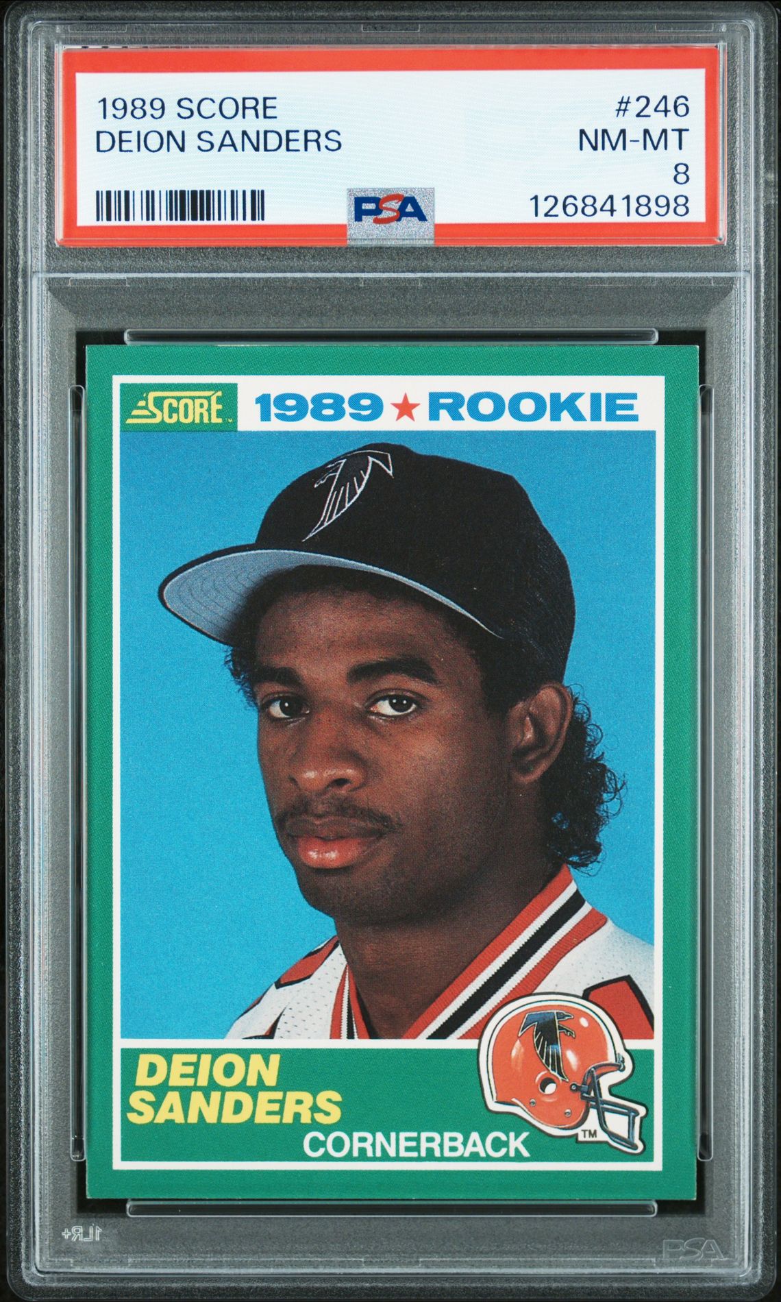 1989 Score Deion Sanders #246 Nm-Mt 8 front