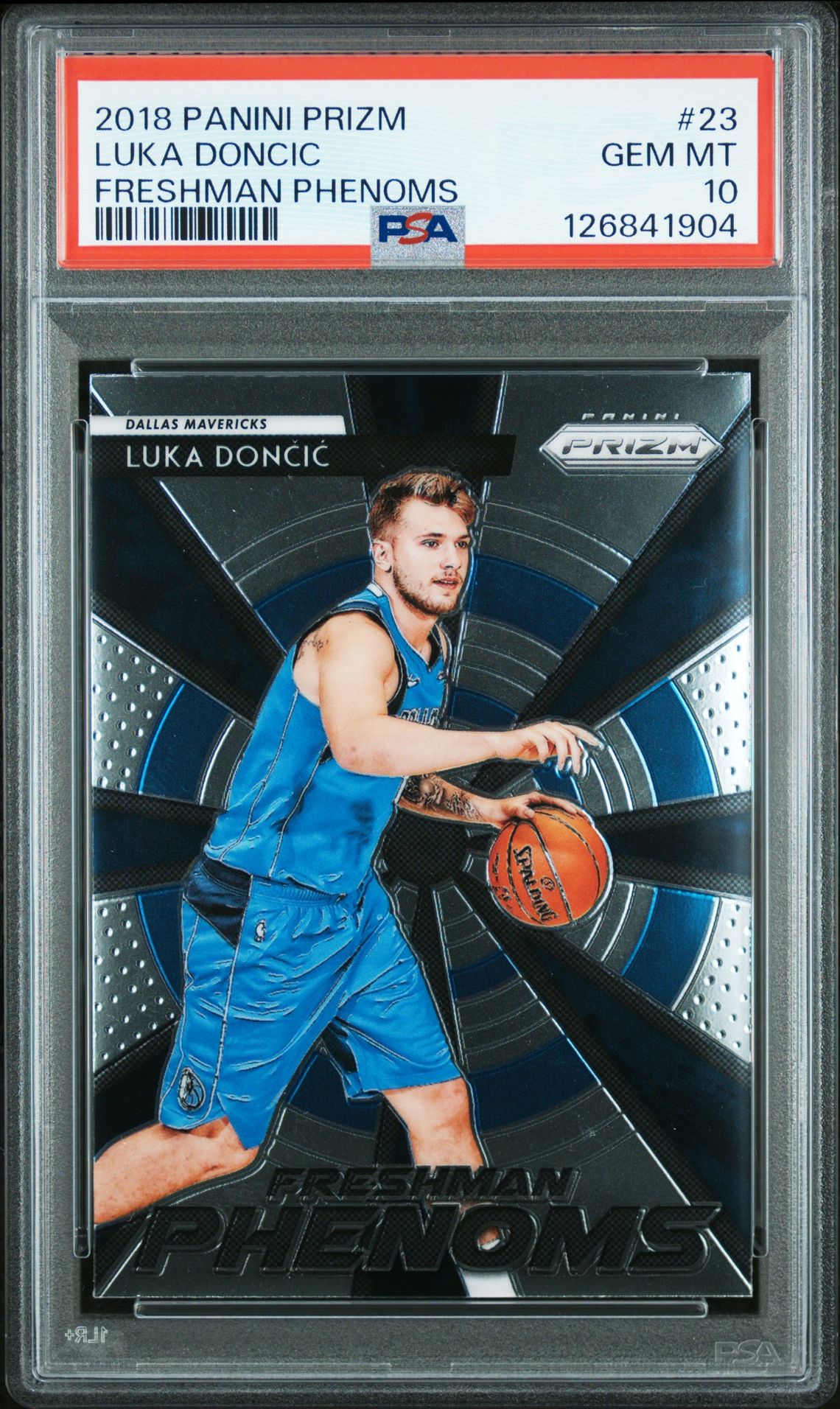 2018 Panini Prizm Freshman Phenoms Luka Doncic #23 (Freshman Phenoms) Gem Mt 10 front