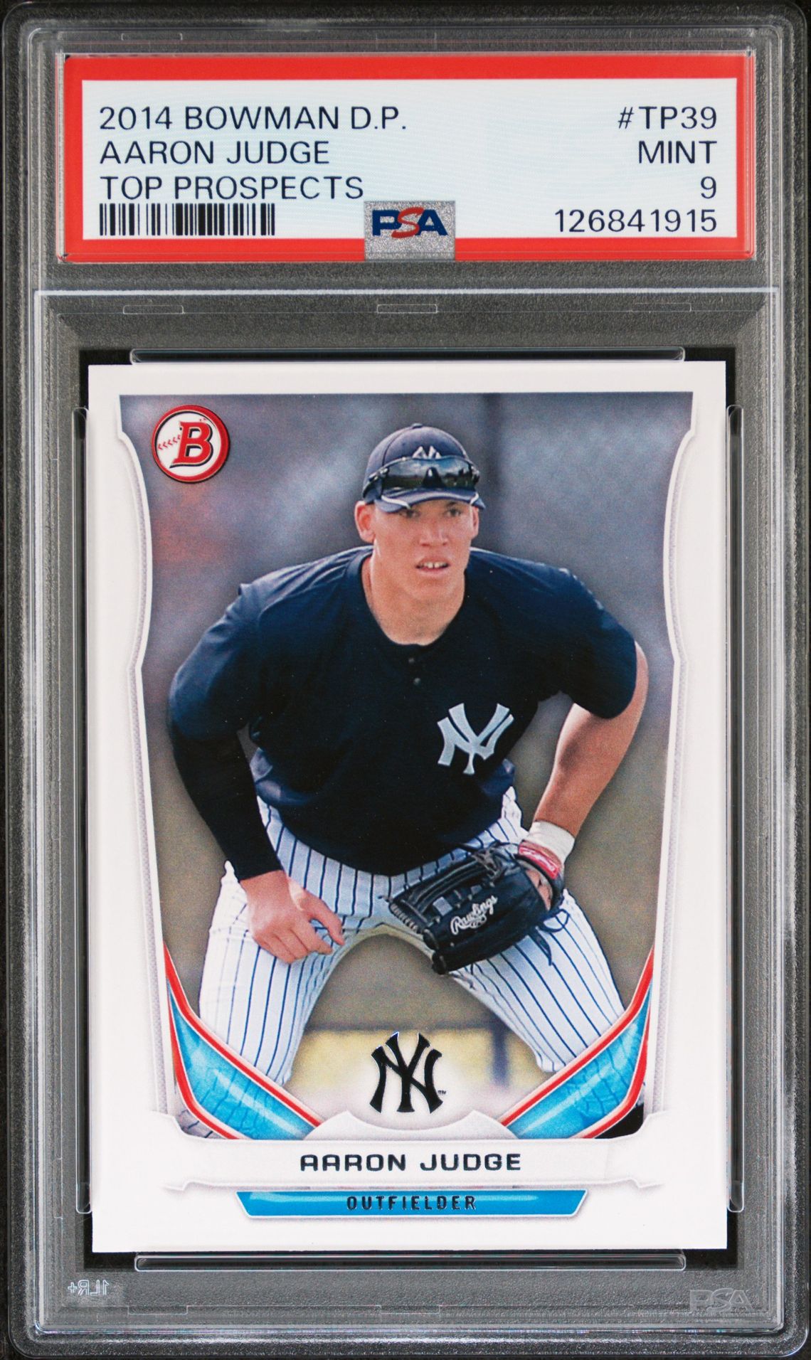 2014 Bowman Draft Picks Top Prospects Aaron Judge #Tp39 (Top Prospects) Mint 9 front