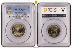 2025 $1 Perth Map Privy 30th Ann of ANDA MS68
