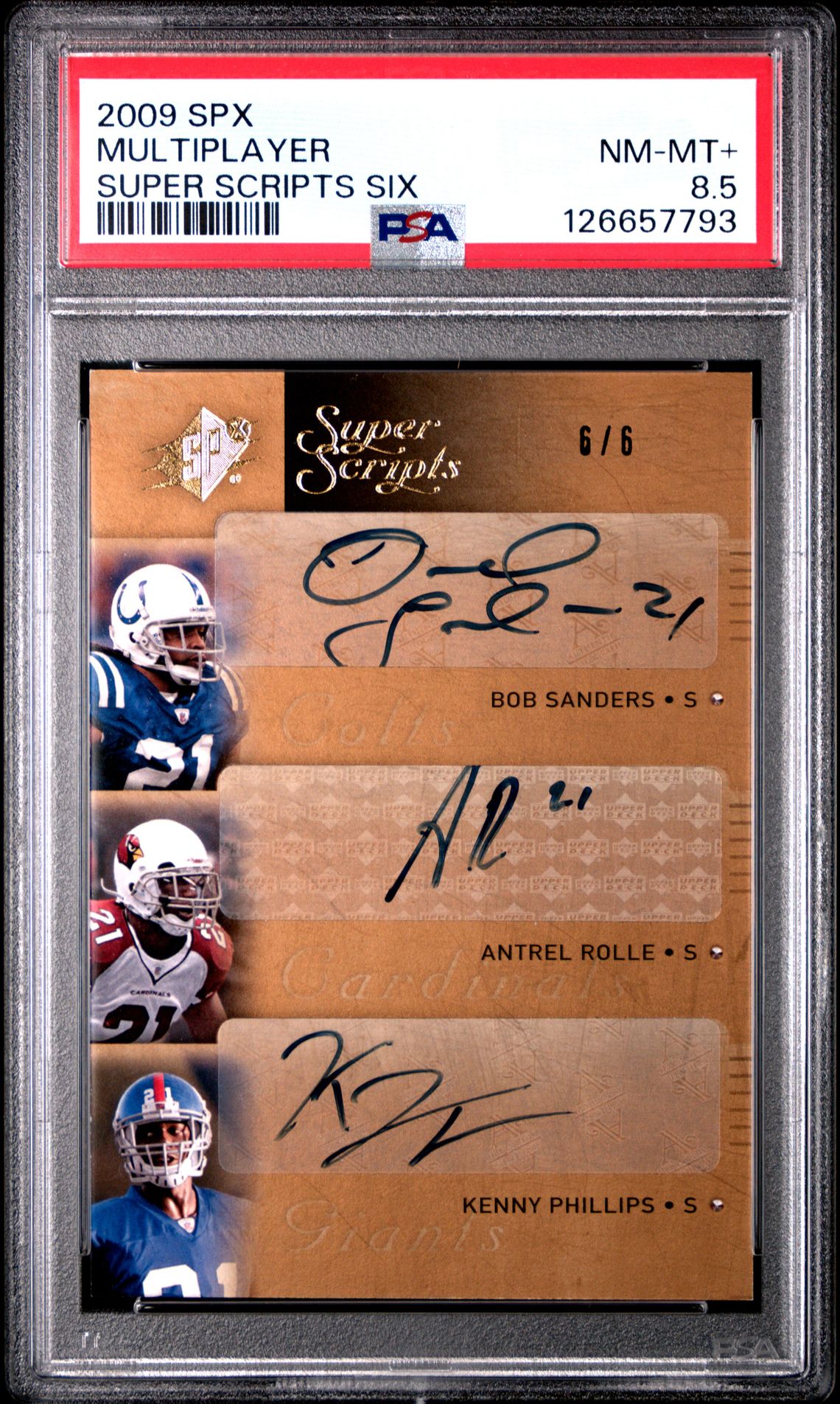 2009 Spx Super Scripts Six Multiplayer (Super Scripts Six) Nm-Mt+ 8.5 front