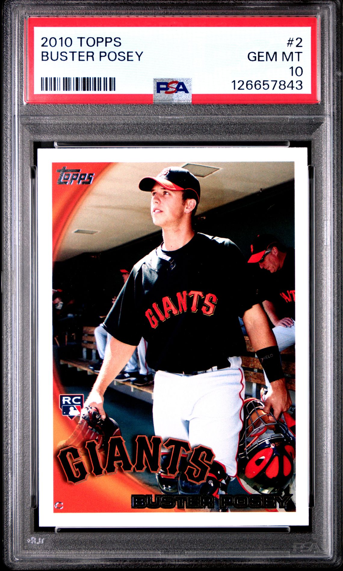 2010 Topps Buster Posey #2 Gem Mt 10 front