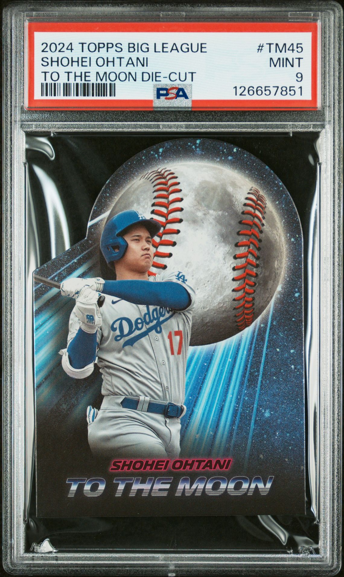 2024 Topps Big League To The Moon Die-Cuts Shohei Ohtani #Tm45 Mint 9 front