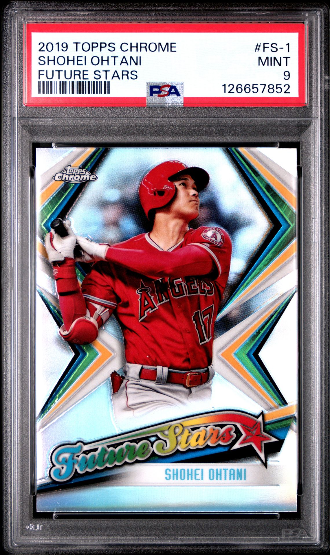 2019 Topps Chrome Future Stars Shohei Ohtani #Fs-1 (Future Stars) Mint 9 front