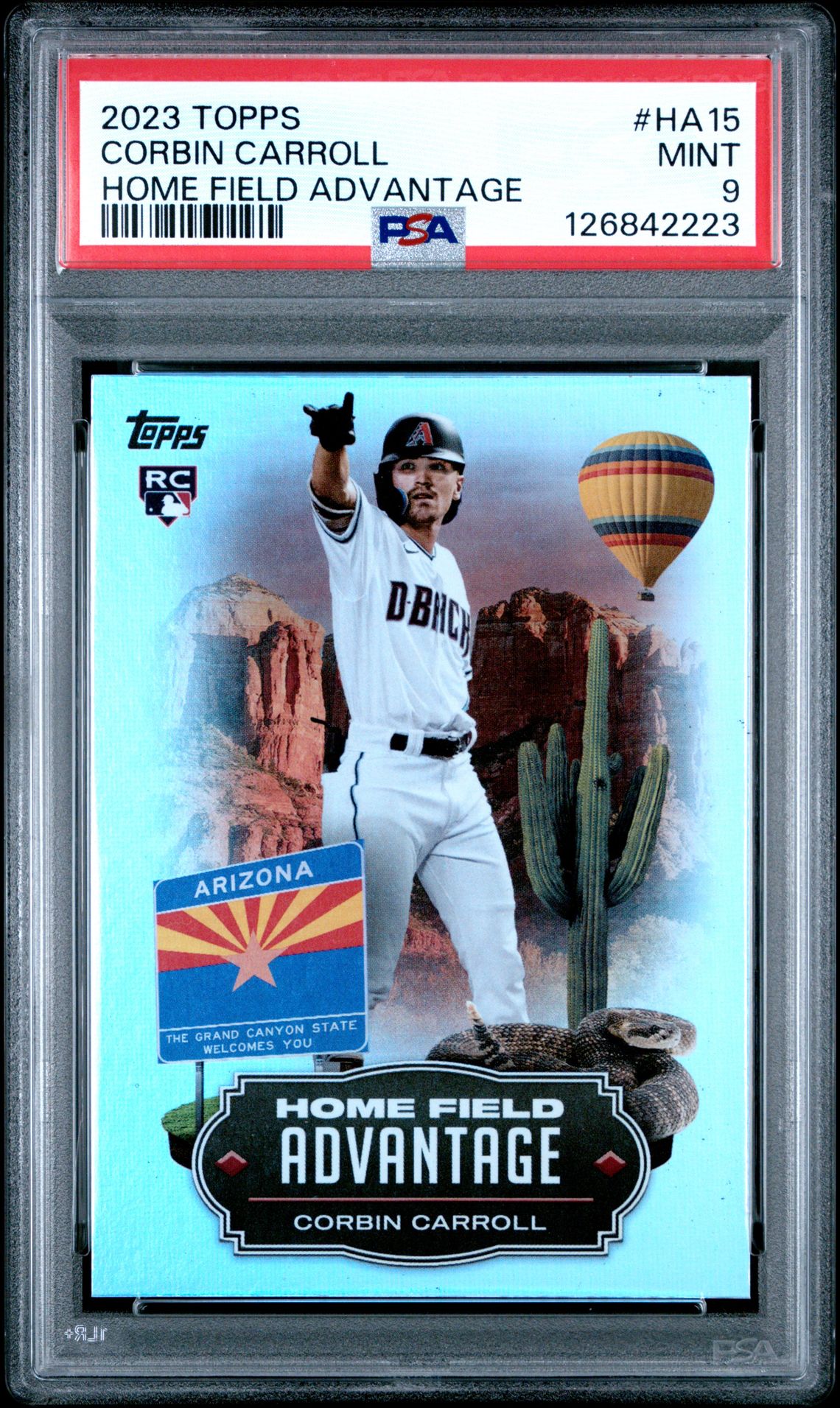 2023 Topps Home Field Advantage Corbin Carroll #Ha15 (Home Field Advantage) Mint 9 front
