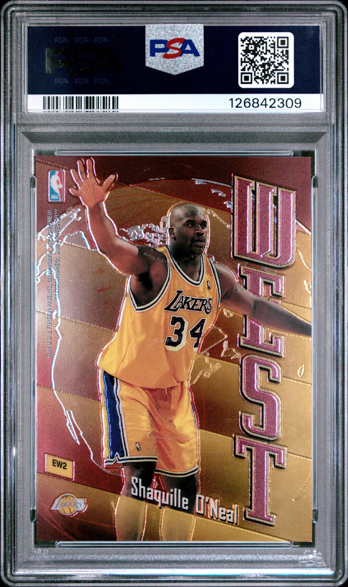 1998 Topps East - West A.mourning/S.o'neal #Ew2 Mint 9 back