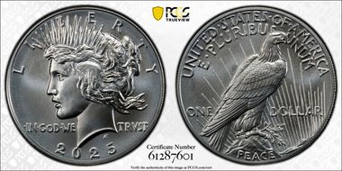 2025 $1 Peace Dollar First Strike MS69