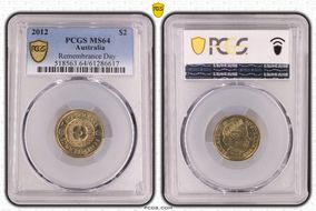 2012 $2 Remembrance Day MS64