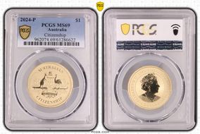 2024-P $1 Citizenship MS69