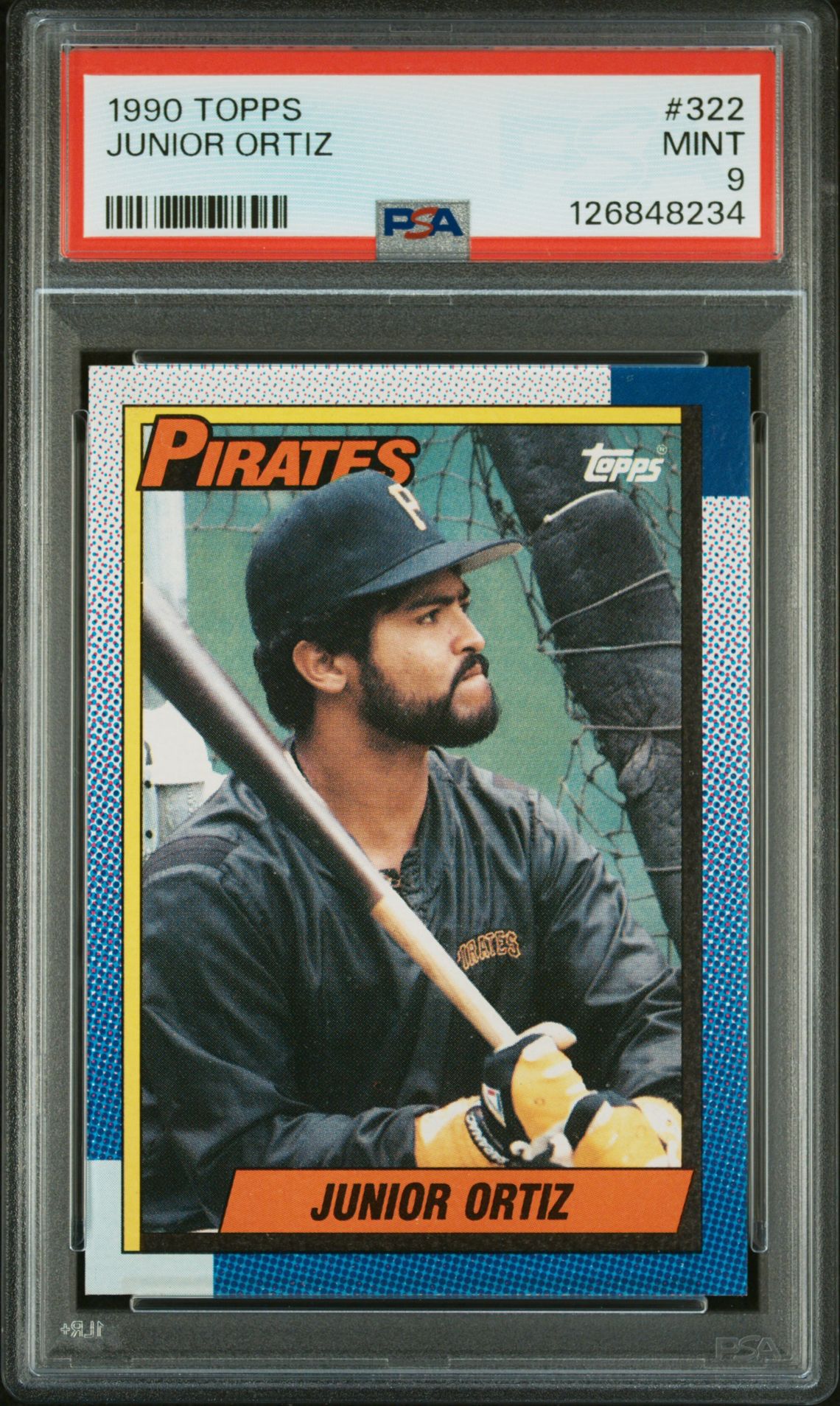 1990 Topps TOPPS #322 Junior Ortiz front