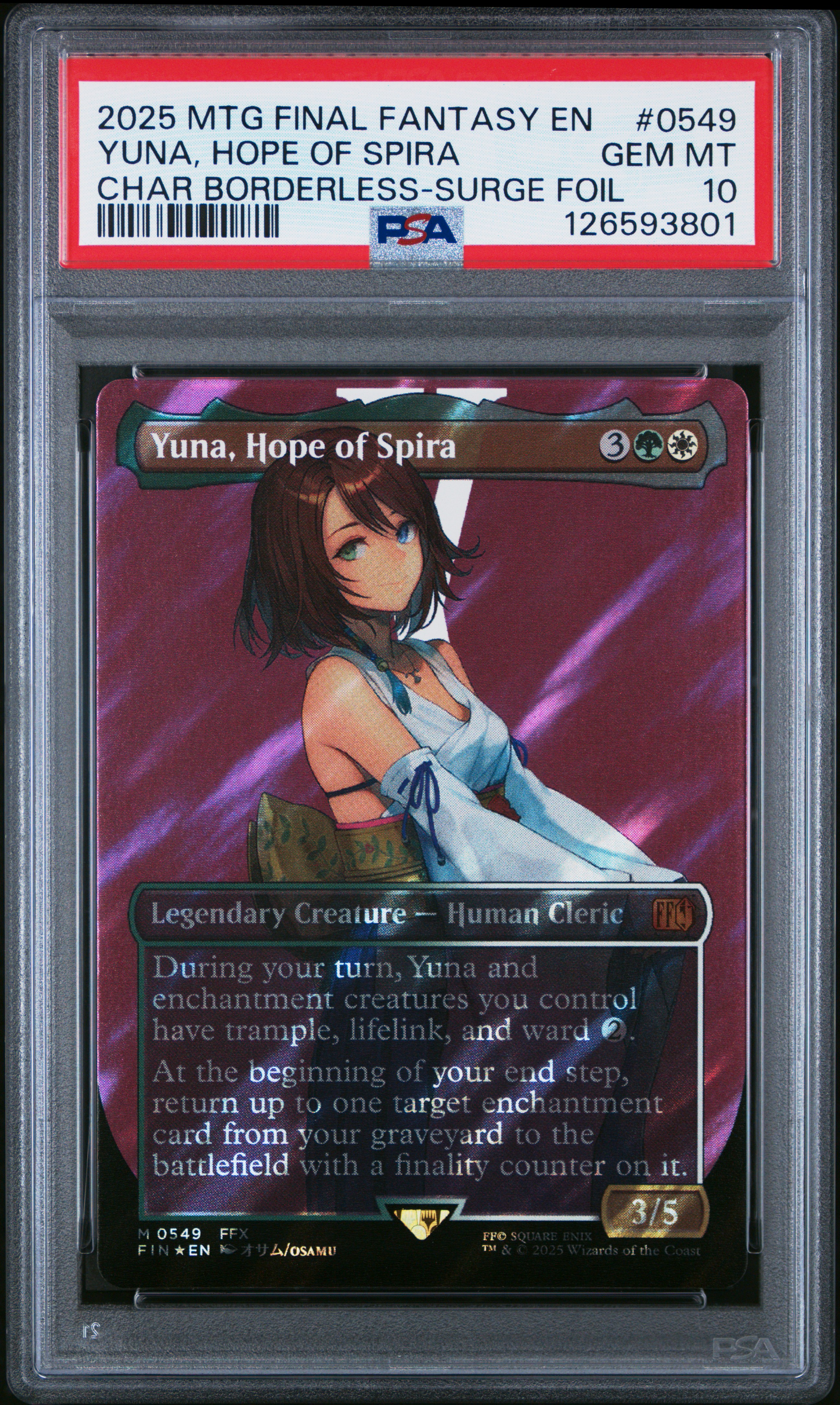 final fantasy mtg hope Yuna, of Spira - NINNIN x 3.5 in 🔵⚪THE BEST Use For Hope