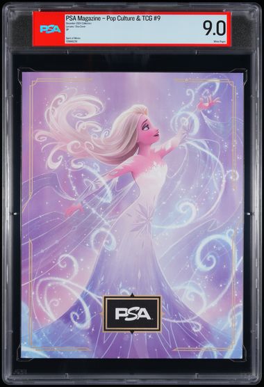 COLLECTORS PSA MAGAZINE – POP CULTURE & TCG #9 DECEMBER 2024 LORCANA/ELSA SP PSA 9.0