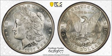 1885-S $1 MS62