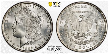 1885 $1 MS66