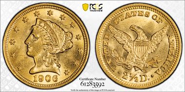 1906 $2.50 MS64