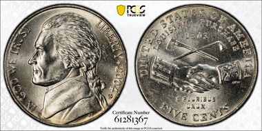 2004-D 5C Peace Medal MS64