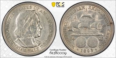 1893 50C Columbian N1