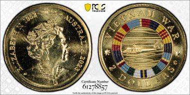 2023-C $2 Vietnam War Colorized MS68
