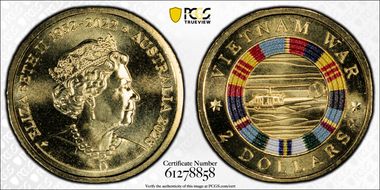 2023-C $2 Vietnam War Colorized MS69