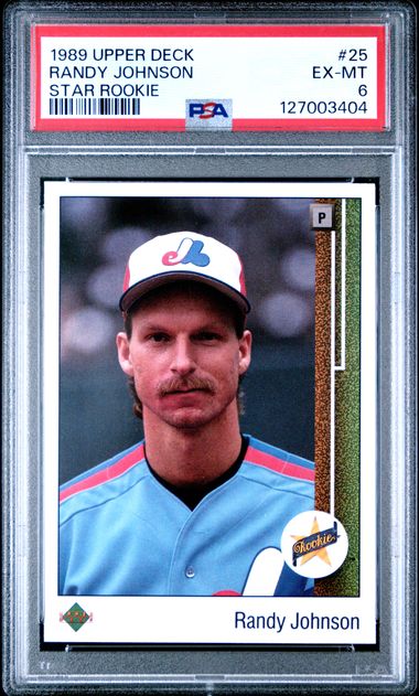 1989 Upper Deck UPPER DECK Star Rookie #25 Randy Johnson front