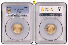 1900 10 Fr Gad-1017 MS62