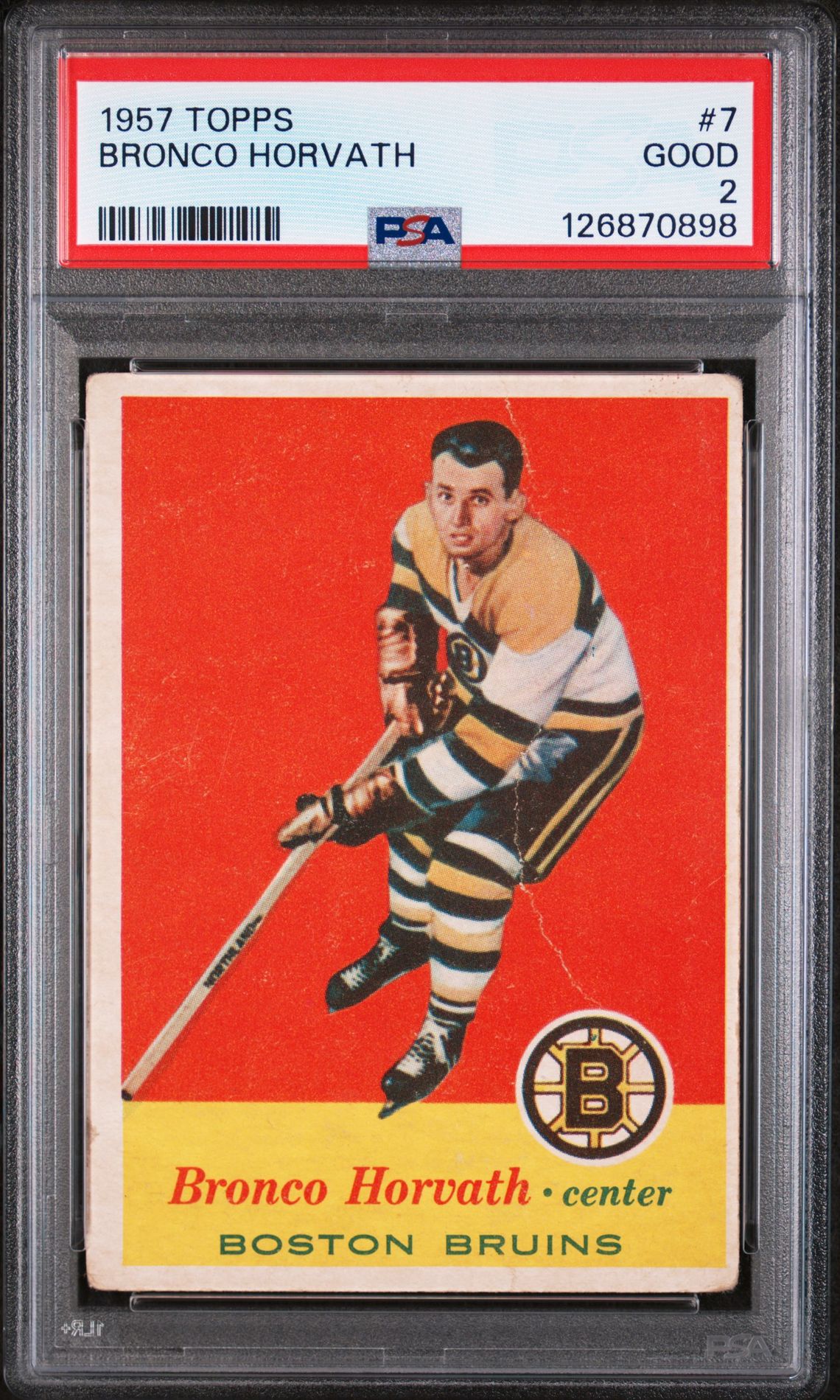1957 Topps TOPPS #7 Bronco Horvath front