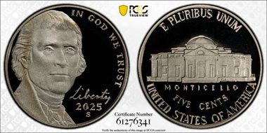 2025-S 5C First Strike PR70DCAM