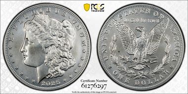 2025 $1 Morgan Dollar First Strike MS68