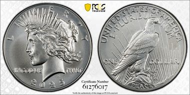 2025 $1 Peace Dollar First Strike MS69