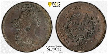1800 1/2C C-1 MS62BN