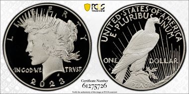 2023-S $1 Peace Dollar PR69DCAM
