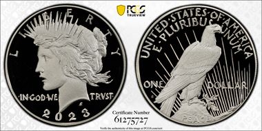 2023-S $1 Peace Dollar PR69DCAM
