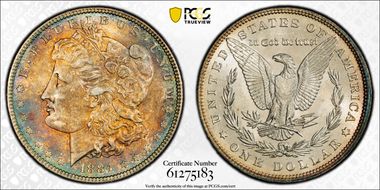 1884 $1 MS64