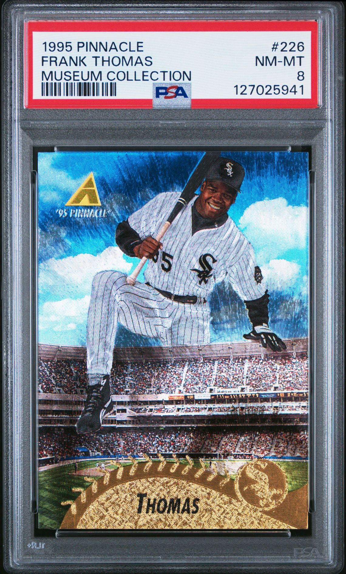 1995 Pinnacle Frank Thomas #226 (Museum Collection) Nm-Mt 8 front