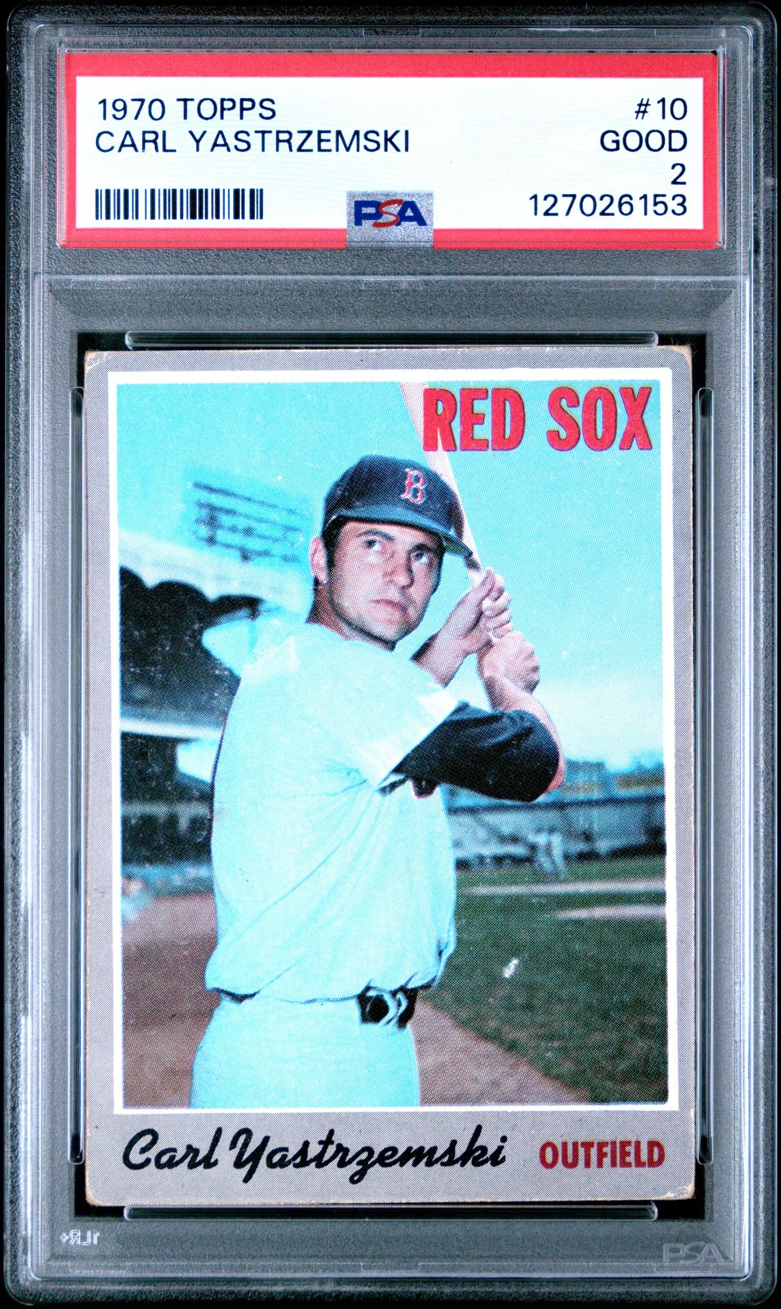 1970 Topps Carl Yastrzemski #10 Good 2 front