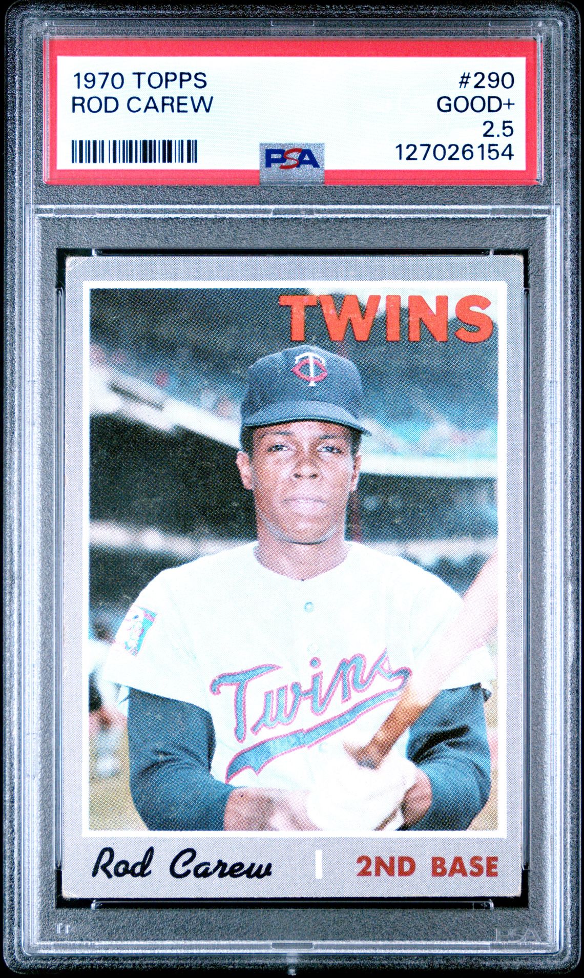 1970 Topps Rod Carew #290 Good+ 2.5 front