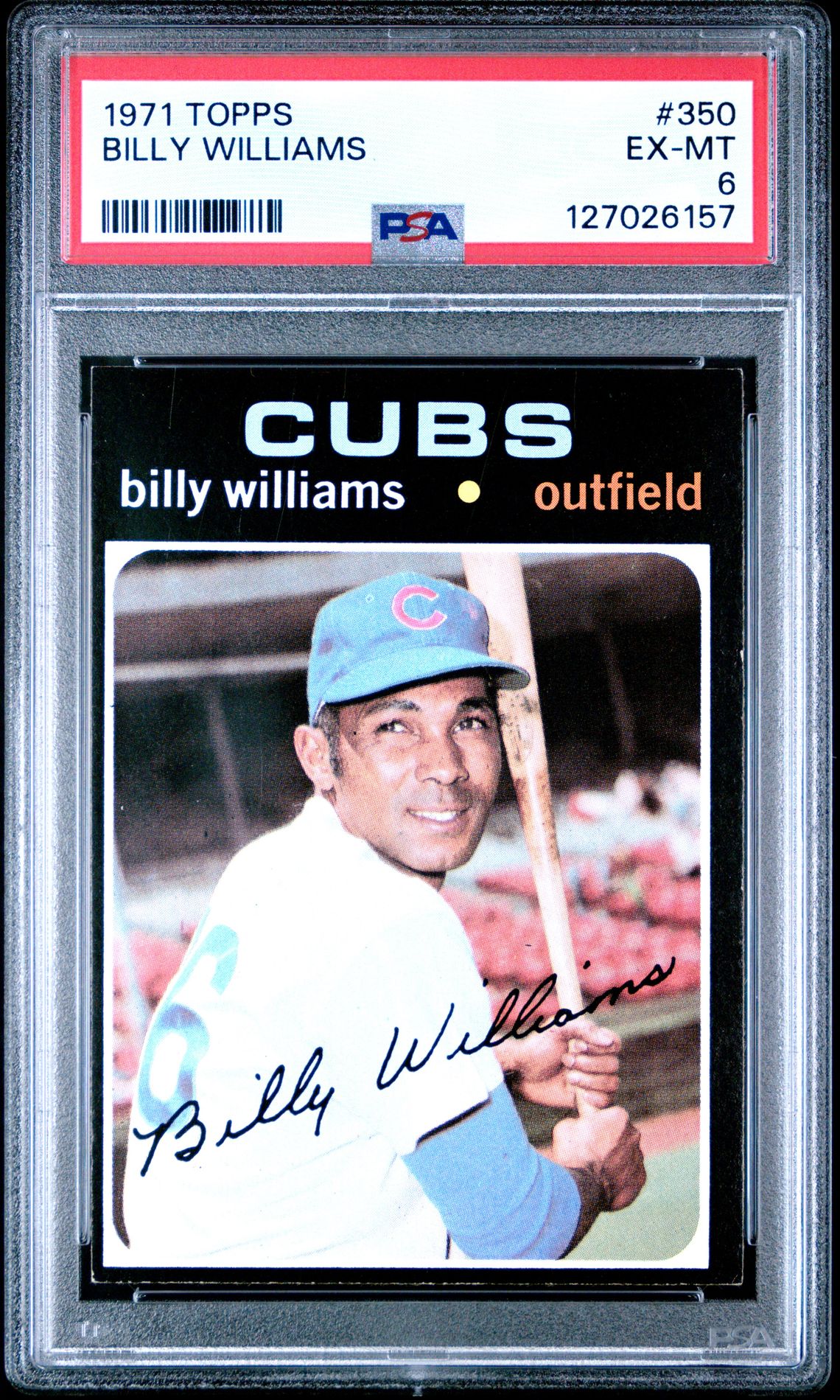 1971 Topps Billy Williams #350 Ex-Mt 6 front