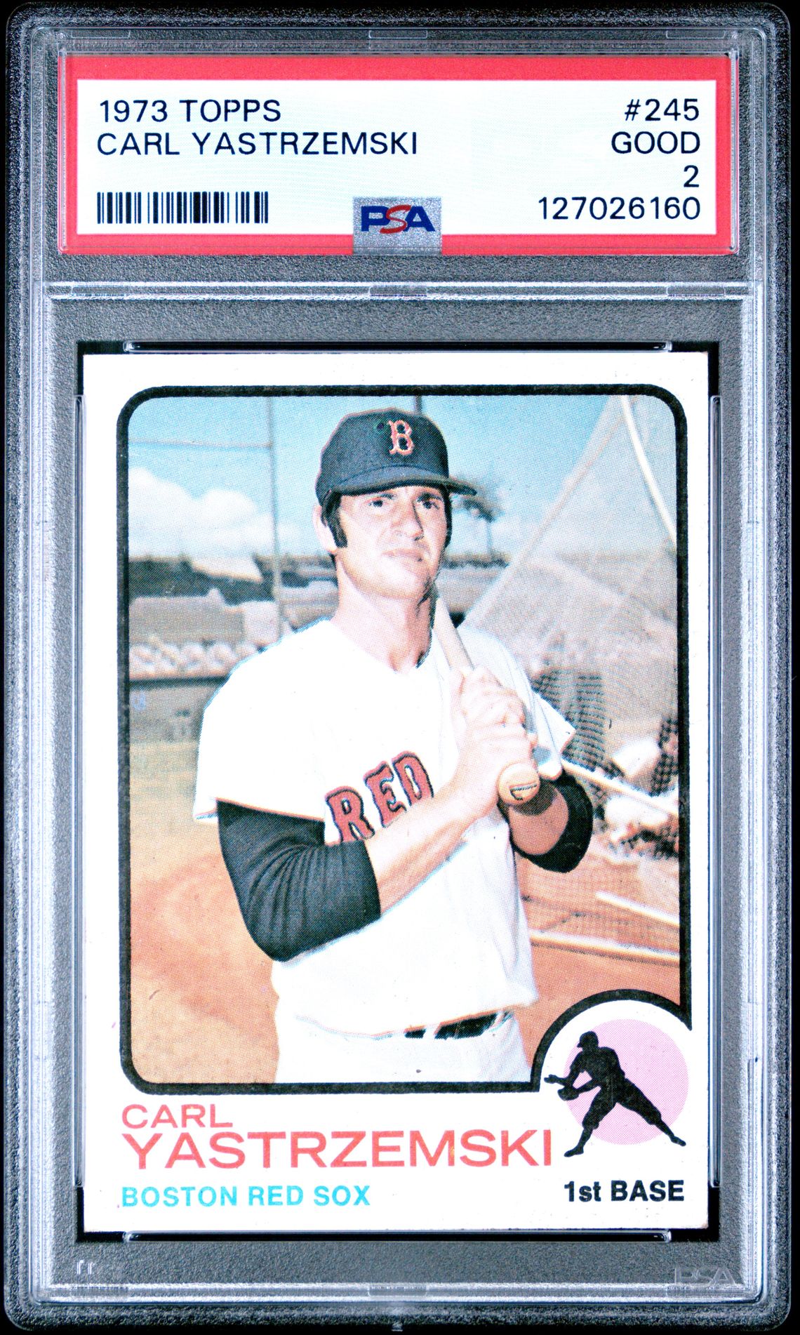 1973 Topps Carl Yastrzemski #245 Good 2 front