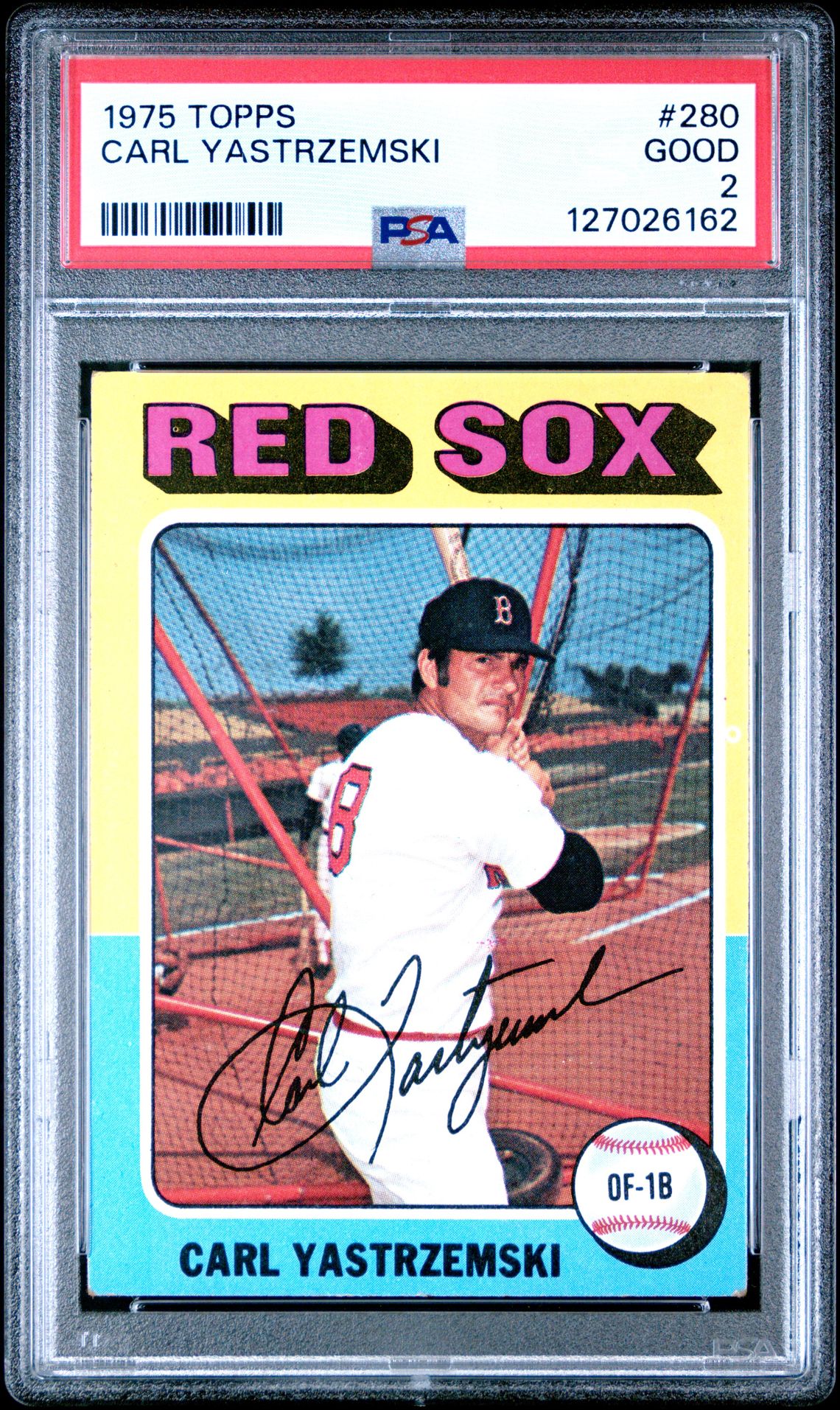 1975 Topps Carl Yastrzemski #280 Good 2 front