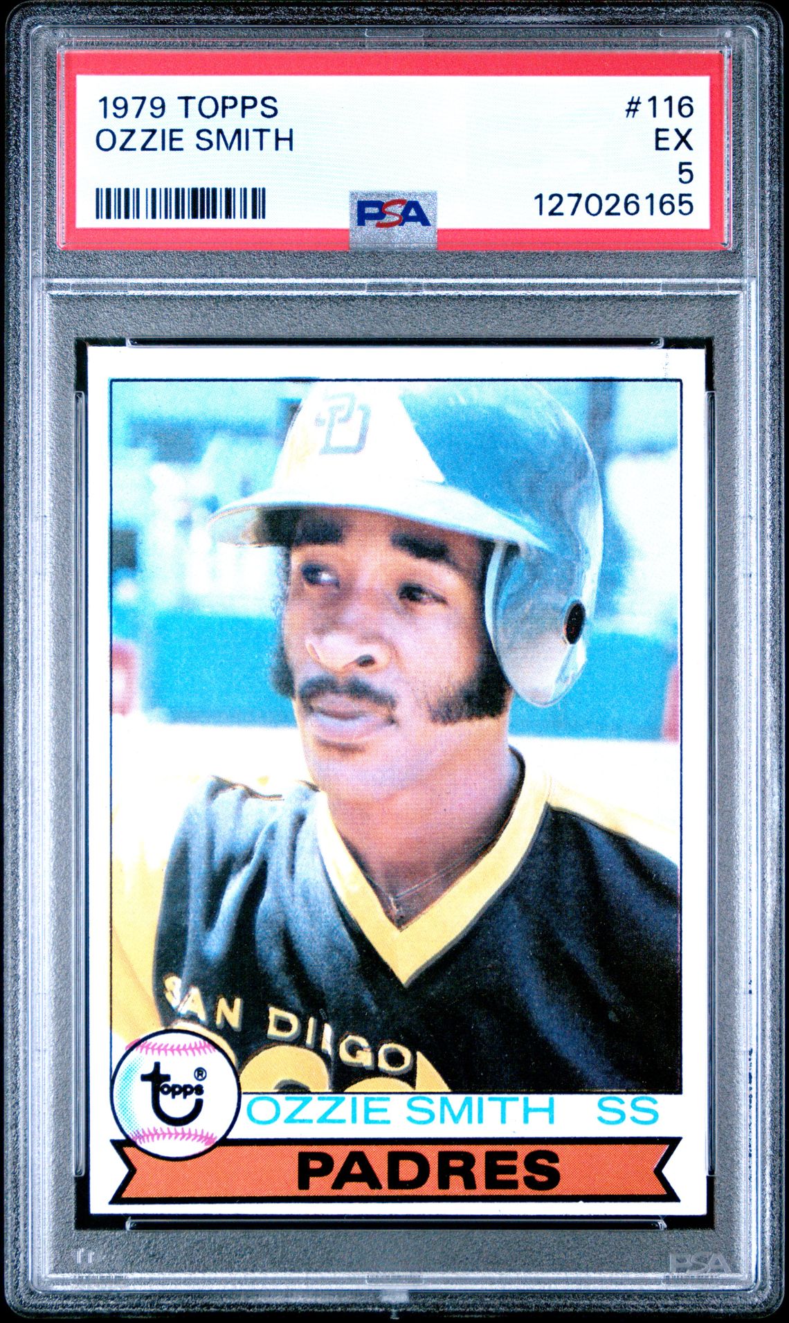 1979 Topps Ozzie Smith #116 Ex 5 front