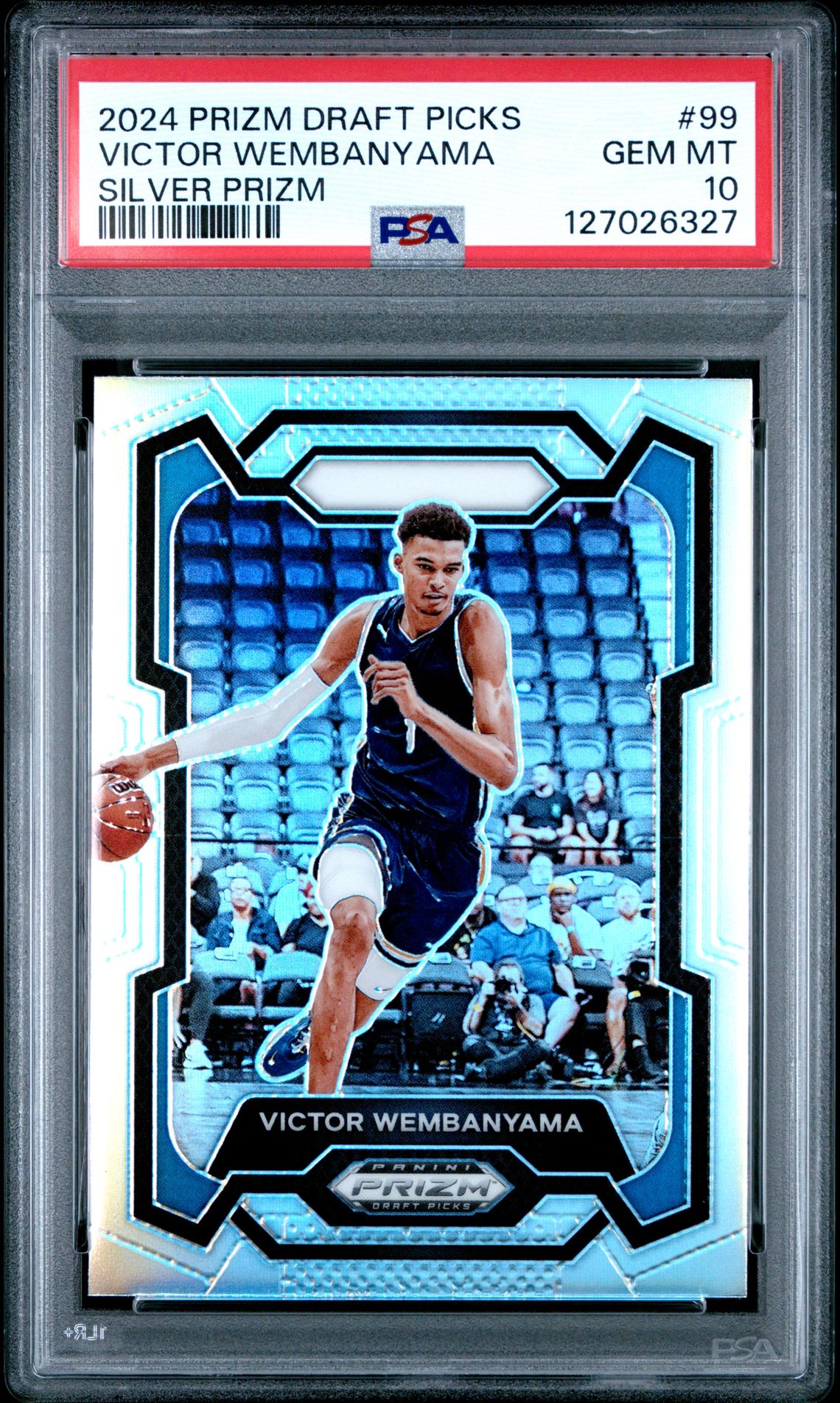 2024 Panini Prizm Draft Picks Victor Wembanyama #99 (Silver Prizm) Gem Mt 10 front