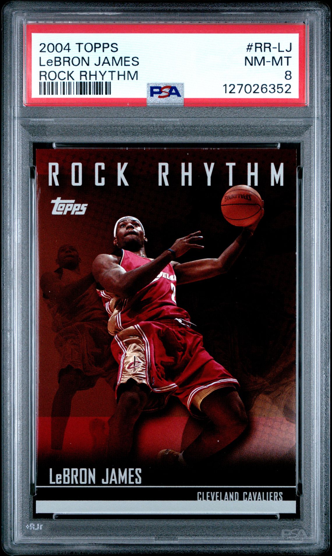 2004 Topps Rock Rhythm Lebron James #Rr-Lj (Rock Rhythm) Nm-Mt 8 front