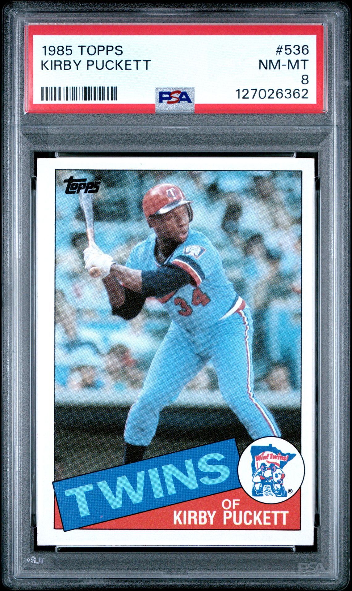 1985 Topps Kirby Puckett #536 Nm-Mt 8 front