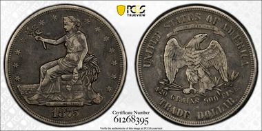 1875-S T$1 XF40