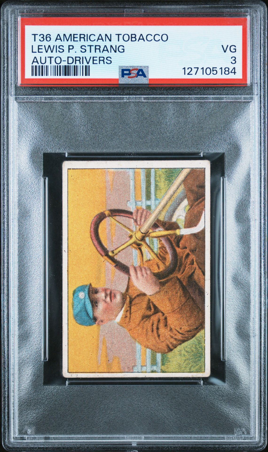 1911 T36 AMERICAN TOBACCO AUTO-DRIVERS Lewis P. Strang front