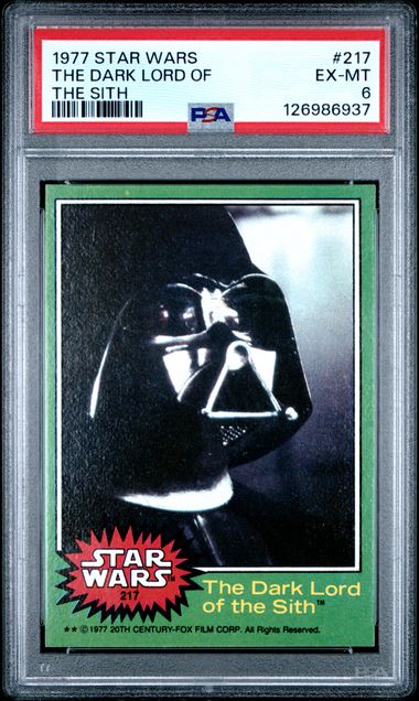 1977 Topps #217 Lord Sith Only front