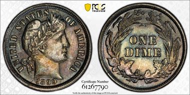 1899 10C MS64