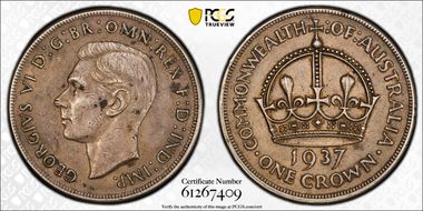 1937 Crown KM-34  Ag XF45