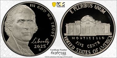 2025-S 5C First Strike PR70DCAM